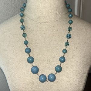 Vintage Turquoise Beaded Necklace